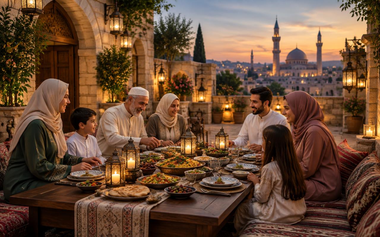 Eid al-Adha travel illustration