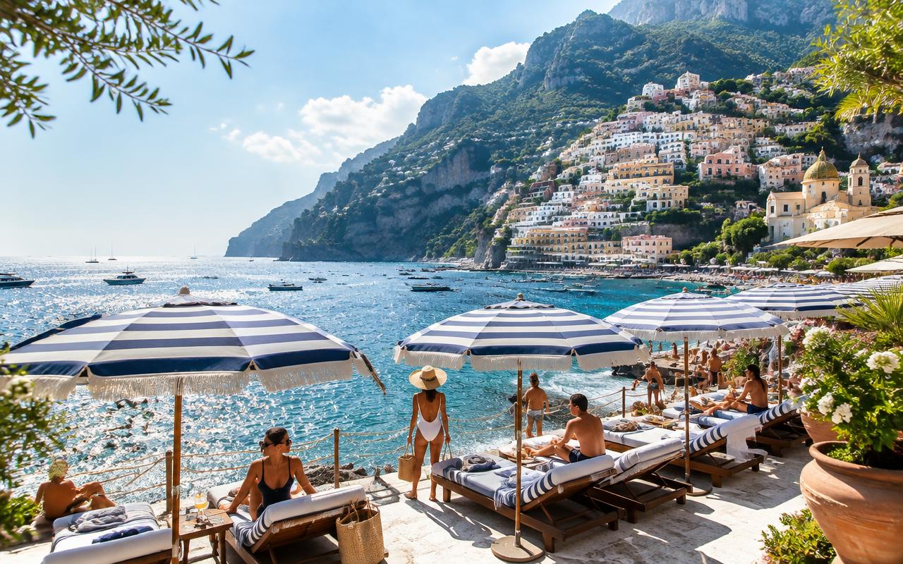 Ferragosto travel illustration