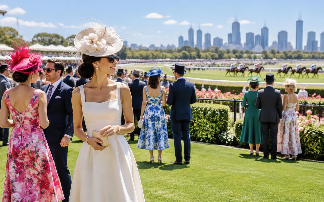 Melbourne Cup travel illustration